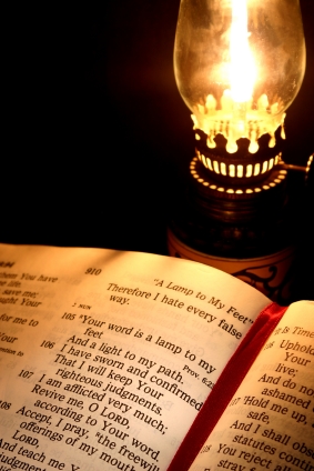 bible lamp